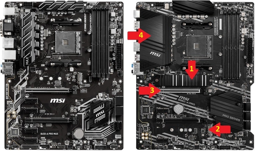 MSI B550-A Pro vs B450-A Pro Max (Differences Explained)
