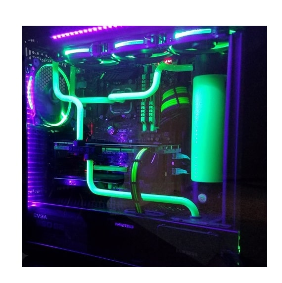 cheap custom water cooling loop