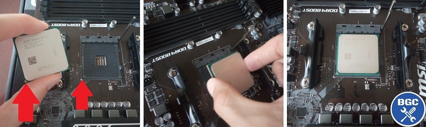 Installing cpu sales on motherboard