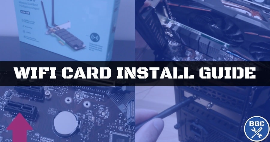 Steps to installing an internal wireless network card in your PC